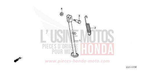 BEQUILLE CRF100F7 de 2007